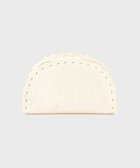 【グレース コンチネンタル/GRACE CONTINENTAL】のV_circle pouch パールホワイト|ID: prp329100004379454 ipo3291000000030603216