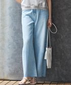 【23区/NIJYUSANKU】の【SLOW/一部店舗限定】LIGHT DENIM バレルワイド パンツ スカイブルー系|ID: prp329100004379475 ipo3291000000035869153