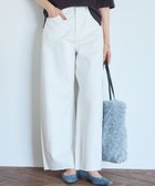 【23区/NIJYUSANKU】の【SLOW/一部店舗限定】LIGHT DENIM バレルワイド パンツ ホワイト系|ID: prp329100004379475 ipo3291000000035869157