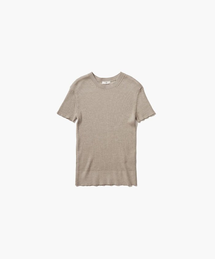 【エイトン/ATON】のRAMIE WOOL RIB ショートスリーブセーター インテリア・キッズ・メンズ・レディースファッション・服の通販 founy(ファニー) https://founy.com/ ファッション Fashion レディースファッション WOMEN トップス・カットソー Tops/Tshirt ニット Knit Tops セーター Sweater ネップ Nep Yarn バランス Balance 夏 Summer 春 Spring S/S・春夏 Ss・Spring/Summer |ID: prp329100004379484 ipo3291000000031892743