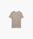 【エイトン/ATON】のRAMIE WOOL RIB ショートスリーブセーター BEIGE|ID: prp329100004379484 ipo3291000000031892746