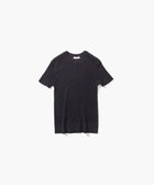 【エイトン/ATON】のRAMIE WOOL RIB ショートスリーブセーター BLACK|ID: prp329100004379484 ipo3291000000031892750