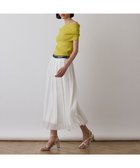 【グレース コンチネンタル/GRACE CONTINENTAL】のオフショルリブニットトップ イエロー|ID: prp329100004380669 ipo3291000000031829488