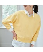 【エニィファム/any FAM】の【洗濯機可/UVカット/アンチピリング/5色展開】Vネックガーターニットプルオーバー イエロー|ID: prp329100004380680 ipo3291000000031977535