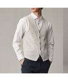【ジョセフ アブード/JOSEPH ABBOUD / MEN】の【和紙使用エコ素材/日本素材/軽量/通気性/速乾性】和紙ムリネ ニット ベスト ライトグレー系|ID: prp329100004380734 ipo3291000000031941495