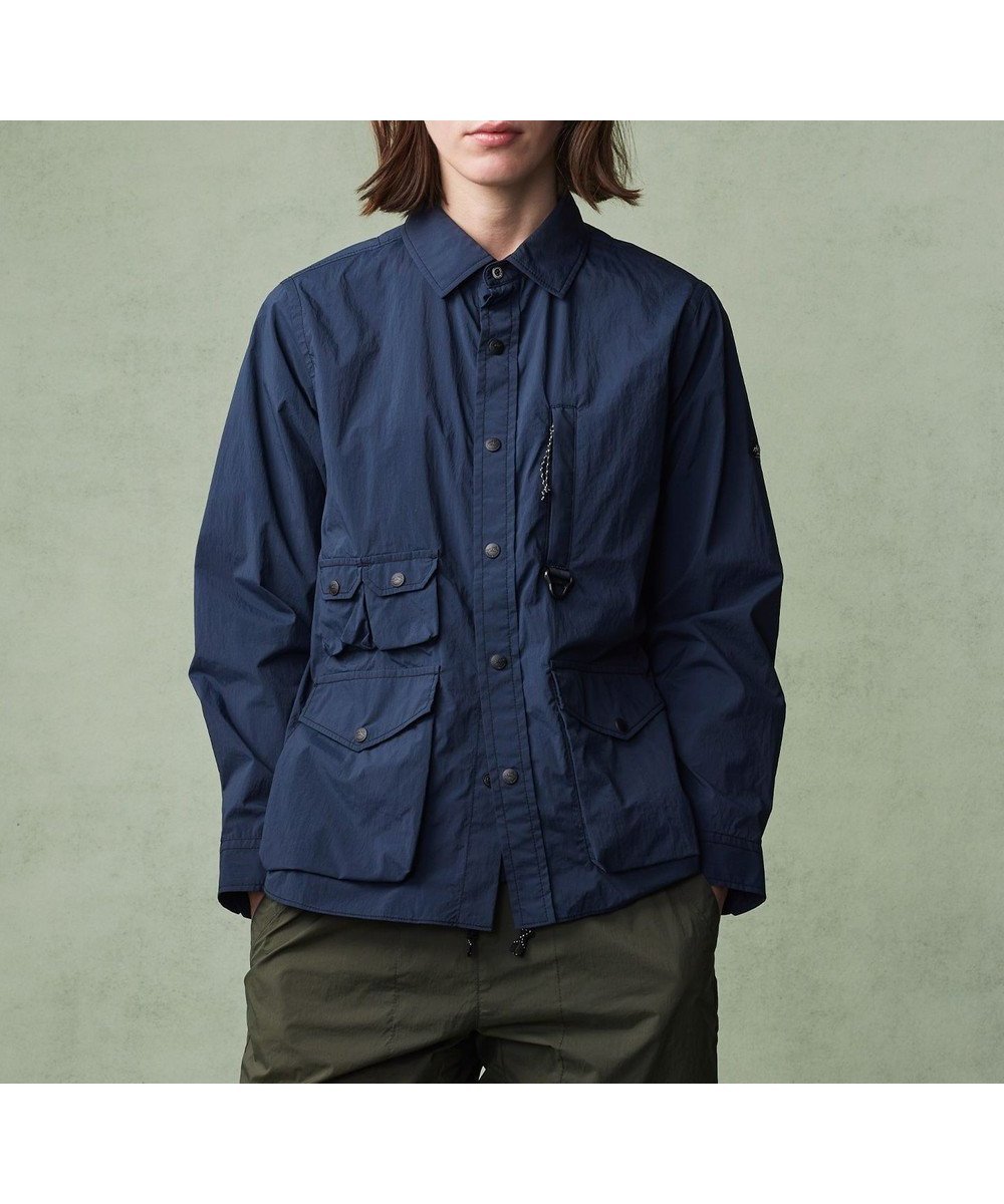 【ジョセフ アブード マウンテン/JOSEPH ABBOUD MOUNTAIN】の【軽量/ストレッチ/ECO撥水】ライトワッシャーストレッチ アウトドア シャツ インテリア・キッズ・メンズ・レディースファッション・服の通販 founy(ファニー) 　ファッション　Fashion　レディースファッション　WOMEN　トップス・カットソー　Tops/Tshirt　シャツ/ブラウス　Shirts/Blouses　アウトドア　Outdoor　サングラス　Sunglasses　ストレッチ　Stretch　ポケット　Pocket　再入荷　Restock/Back In Stock/Re Arrival　夏　Summer　春　Spring　S/S・春夏　Ss・Spring/Summer　軽量　Lightweight　ネイビー系|ID: prp329100004380743 ipo3291000000031987993