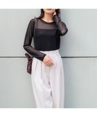【ウィング/Wing】のカップ付きキャミソール ラク きれいなバストシルエット 綿混(身生地) 【シンクロブラトップ スリムストラップ】 ブラトップ 春 夏 ET1093 ウイング/ワコール ブラック|ID: prp329100004380773 ipo3291000000032757957