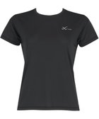 【シーダブリューエックス/CW-X】の【WOMEN】 CW-X トップス 【薄軽ランニングシャツ】 半袖 3分袖 Uネック 吸汗速乾性(本体) レディース DLY155 /ワコール ブラック|ID: prp329100004380853 ipo3291000000031605754