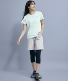 【シーダブリューエックス/CW-X】の【WOMEN】 CW-X トップス 【薄軽ランニングシャツ】 半袖 3分袖 Uネック 吸汗速乾性(本体) レディース DLY155 /ワコール メロン|ID: prp329100004380853 ipo3291000000031605756