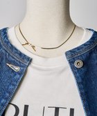 【アメリカンホリック/AMERICAN HOLIC】のステンレス アシメトリーリボンネックレス Gold|ID: prp329100004381606 ipo3291000000031930717