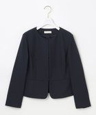 【エニィ スィス/any SiS】の【UVカット・接触冷感・吸水速乾】スマートビューティストレッチ ペプラムショート ジャケット ネイビー|ID: prp329100004381610 ipo3291000000035659541