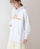【アメリカンホリック/AMERICAN HOLIC】のフロッキーロゴプリント裏毛パーカー Gray Mixture|ID: prp329100004381613 ipo3291000000031983122
