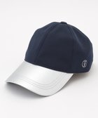 【23区 ゴルフ/NIJYUSANKU GOLF】の【WOMEN】メタリックコンビキャップ 人気、トレンドファッション・服の通販 founy(ファニー) ファッション Fashion レディースファッション WOMEN 帽子 Hats NEW・新作・新着・新入荷 New Arrivals キャップ Cap ゴルフ Golf シルバー Silver トレンド Trend フロント Front メタリック Metallic 定番 Standard 帽子 Hat thumbnail ネイビー系|ID: prp329100004381620 ipo3291000000030624814