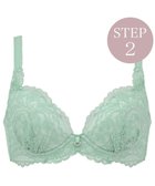 【ブラデリス ニューヨーク/BRADELIS New York】の【BRADELIS New York/ 育乳ブラ・STEP2 寄せる】ベルステップ2ブラ25S1 ブラデリス 補正 ブラジャー 谷間を作るブラ ダスティグリーン|ID: prp329100004383138 ipo3291000000031916557
