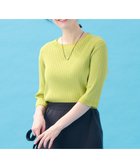 【エニー/ANY】の【洗濯機可/UVカット/アンチピリング】ポイントシアーリブニット アップルグリーン|ID: prp329100004385109 ipo3291000000033714321