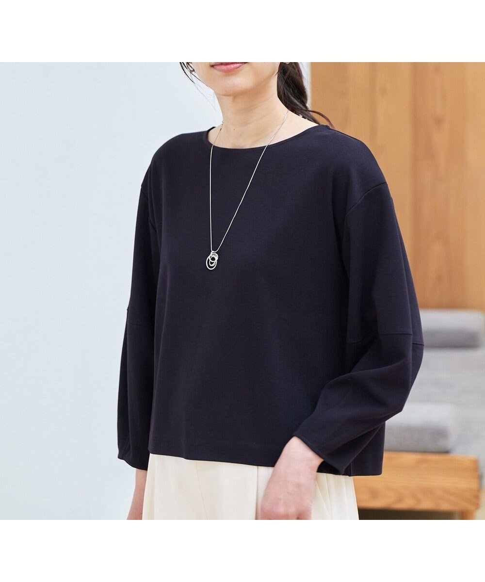 【エニー/ANY】の【5色展開】サカリバランタンスリーブプルオーバー インテリア・キッズ・メンズ・レディースファッション・服の通販 founy(ファニー) ファッション Fashion レディースファッション Fashion for Women トップス・カットソー Cut & Sew Tops シャツ・ブラウス・オフィスカジュアル Elegant Blouses & Button-Ups ロングTシャツ・Tシャツ Longline T-Shirts & Tees カジュアルプルオーバー・ニットトップス Pullovers & Knit Tops / Casual Pullovers カットソー・ベーシックTシャツ Cut-and-Sewn Tops / Stretch Tees & Basics おすすめ Recommended / Our Picks カットソー Cut and Sewn Top スリーブ Sleeve, Long Sleeve / Short Sleeve ダブル Double, Double-Breasted デニム Denim, Jeans Material トレンド Trend, Trending Now フェイス Face, Facial Design ベーシック Basic, Essential エレガント 上品 Elegant 夏 Summer 春 Spring S/S・春夏 SS, Spring/Summer, Warm Season ブラック|ID: prp329100004385124 ipo3291000000033040928