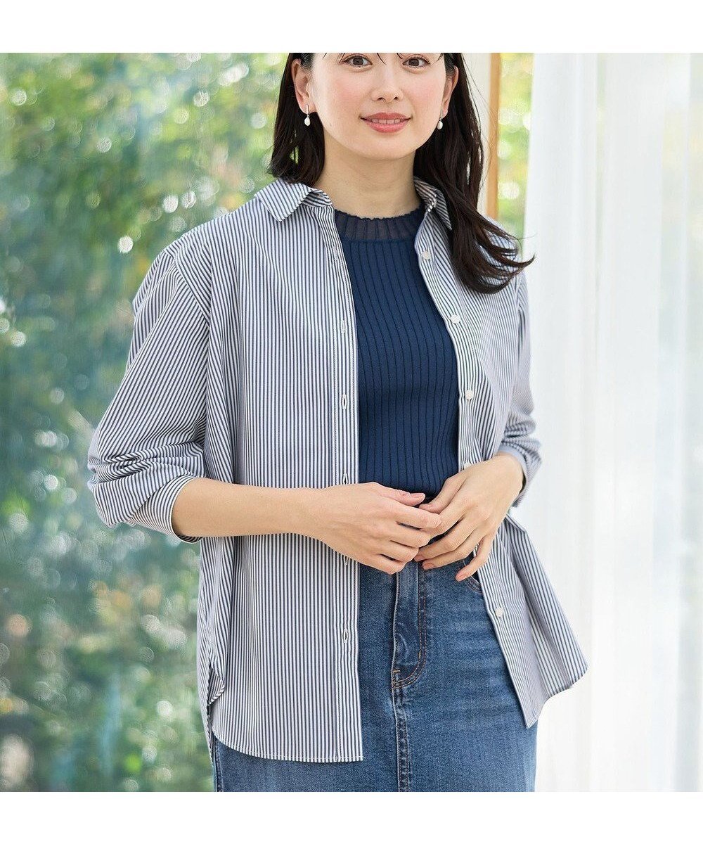 【エニー/ANY】のエニィファンクションシャツブラウス インテリア・キッズ・メンズ・レディースファッション・服の通販 founy(ファニー) 　ファッション　Fashion　レディースファッション　Fashion for Women　トップス・カットソー　Cut & Sew Tops　シャツ・ブラウス・オフィスカジュアル　Elegant Blouses & Button-Ups　おすすめ　Recommended / Our Picks　シンプル　Simple, Minimal　トレンド　Trend, Trending Now　ベスト　Vest, Waistcoat　夏　Summer　定番　Standard, Basic Item　抗菌　Antibacterial, Bacteria-Resistant　春　Spring　S/S・春夏　SS, Spring/Summer, Warm Season　ロンスト|ID: prp329100004385128 ipo3291000000036201211