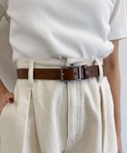【ウィゴー/WEGO】のLスクエアバックルPUベルト キャメル|ID: prp329100004385129 ipo3291000000032032527