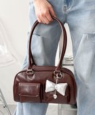 【ウィゴー/WEGO】のチャーム付きボストンバッグ ブラウンその他|ID: prp329100004385132 ipo3291000000032656093
