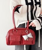 【ウィゴー/WEGO】のチャーム付きボストンバッグ ワイン|ID: prp329100004385132 ipo3291000000032656102