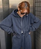 【ウィゴー/WEGO】のダメージショートジップパーカー 人気、トレンドファッション・服の通販 founy(ファニー) ファッション Fashion レディースファッション WOMEN トップス・カットソー Tops/Tshirt パーカ Sweats おすすめ Recommend インナー Inner キャミ Cami コンパクト Compact ショート Short ジップ Zip スマホ Smartphone セットアップ Set Up タンク Tank ダメージ Damage パーカー Hoodie 夏 Summer 春 Spring S/S・春夏 Ss・Spring/Summer 長袖 Long Sleeve thumbnail ブルー|ID: prp329100004385133 ipo3291000000030891306