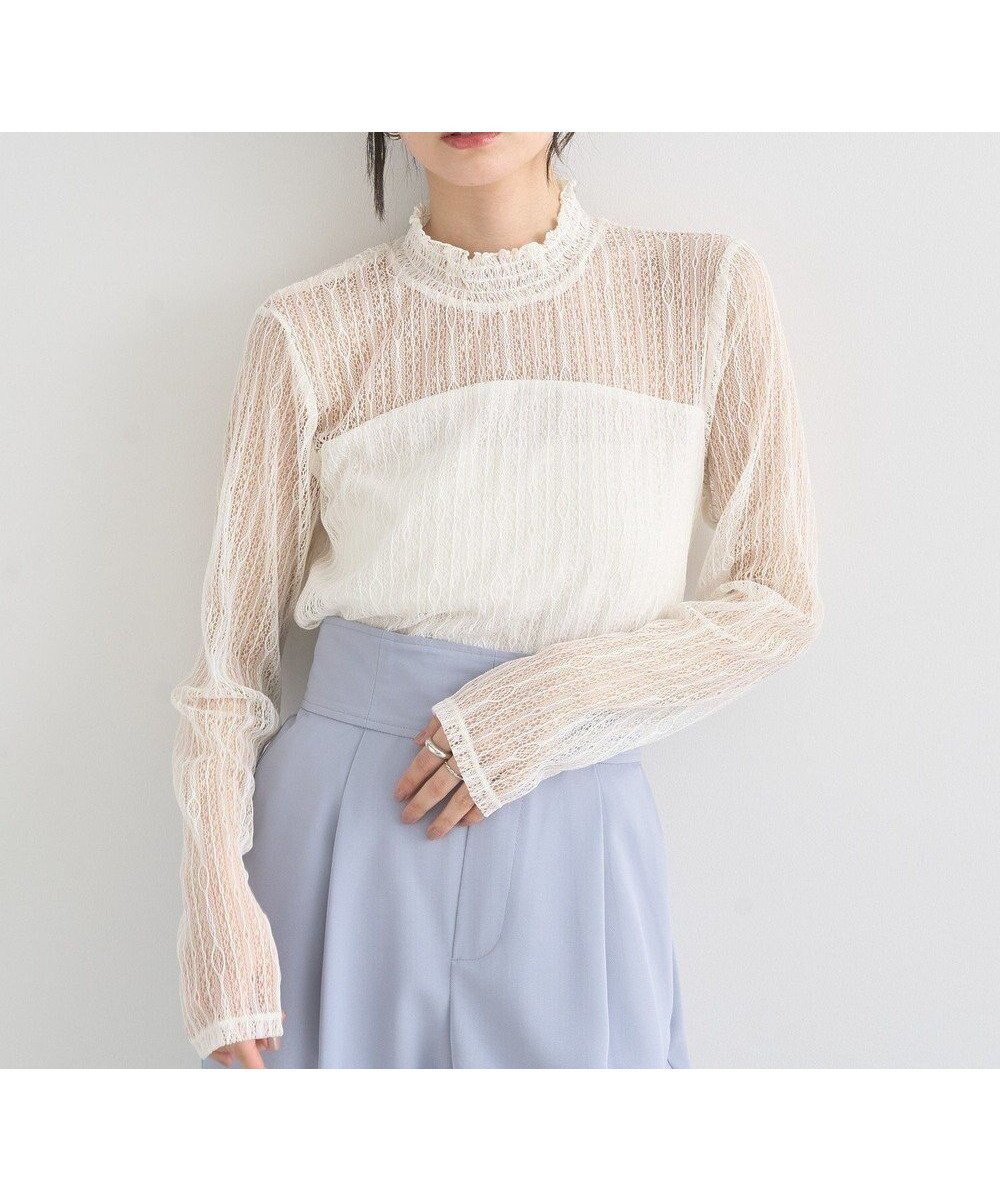 【アースミュージックアンドエコロジー/earth music&ecology】のレースドッキングプルオーバー 人気、トレンドファッション・服の通販 founy(ファニー) 　ファッション　Fashion　レディースファッション　WOMEN　トップス・カットソー　Tops/Tshirt　シャツ/ブラウス　Shirts/Blouses　ロング / Tシャツ　T-Shirts　プルオーバー　Pullover　カットソー　Cut and Sewn　おすすめ　Recommend　インナー　Inner　カットソー　Cut And Sew　ドッキング　Docking　フィット　Fit　ベーシック　Basic　ポケット　Pocket　モチーフ　Motif　レース　Race　夏　Summer　春　Spring　S/S・春夏　Ss・Spring/Summer　 other-1|ID: prp329100004386439 ipo3291000000031942430