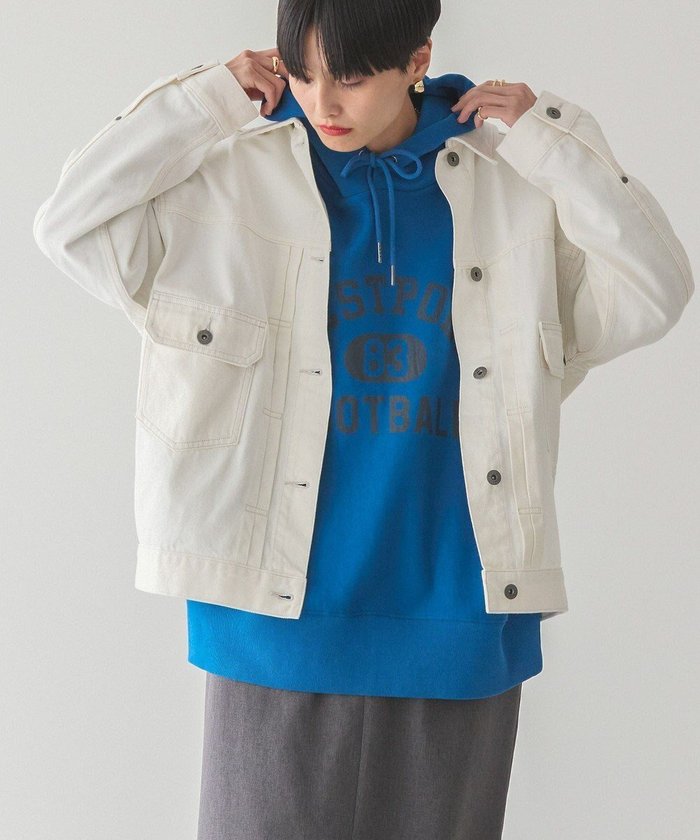 【アメリカンホリック/AMERICAN HOLIC】のデニムオーバージャケット インテリア・キッズ・メンズ・レディースファッション・服の通販 founy(ファニー) https://founy.com/ ファッション Fashion レディースファッション WOMEN アウター Coat Outerwear ジャケット Jackets デニムジャケット Denim Jackets 2025年 2025 2025春夏・S/S Ss,Spring/Summer,2025 クラシカル Classical ジャケット Jacket デニム Denim フォルム Form ロング Long 夏 Summer 春 Spring S/S・春夏 Ss・Spring/Summer |ID: prp329100004386450 ipo3291000000031989960