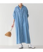 【アメリカンホリック/AMERICAN HOLIC】のWポケットシャツワンピース Light Indigo|ID: prp329100004386461 ipo3291000000031863661