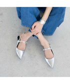 【モード エ ジャコモ/MODE ET JACOMO】のnoyau ポインテッドトゥバックベルトパンプス シルバー|ID: prp329100004386469 ipo3291000000033630998