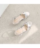 【モード エ ジャコモ/MODE ET JACOMO】のnoyau ヒールクロスベルトサンダル シルバー|ID: prp329100004386471 ipo3291000000034595092