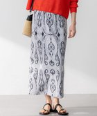 【23区/NIJYUSANKU】の【洗える】Rattiドローイングペイズリープリント スカート 人気、トレンドファッション・服の通販 founy(ファニー) ファッション Fashion レディースファッション Fashion for Women スカート Skirts イタリア Italy 春 Spring 洗える Machine Washable カットソー Cut and Sewn Top ジャカード／ジャガード Jacquard, Woven Pattern ストレート Straight, Straight Cut トレンド Trend, Trending Now プリント Print, Printed Pattern ペイズリー Paisley, Ethnic Pattern ポケット Pocket, Pocket Detail S/S・春夏 SS, Spring/Summer, Warm Season 夏 Summer 2025年 2025 2025春夏・S/S Spring/Summer 2025 SS25 thumbnail ブラックプリント|ID: prp329100004387759 ipo3291000000035510594