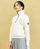 【23区 ゴルフ/NIJYUSANKU GOLF】の【WOMEN】【UVカット】トレンド感抜群のビッグシルエット!ハーフジップスウェット ホワイト系|ID: prp329100004389088 ipo3291000000031892757