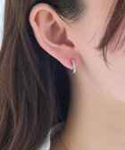 【フィービィー/phoebe】の【金属アレルギー対応/痛くないシリーズ】グリッターメタルライトフィットイヤリング シルバー シルバー|ID: prp329100004389113 ipo3291000000035644490