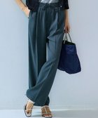【23区/NIJYUSANKU】の【接触冷感/UVカット/吸水速乾】ストレッチジョーゼット ワイド パンツ ダークグリーン系|ID: prp329100004389130 ipo3291000000032622950
