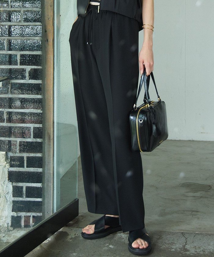 【23区/NIJYUSANKU】の【接触冷感/UVカット/吸水速乾】ストレッチジョーゼット ワイド パンツ インテリア・キッズ・メンズ・レディースファッション・服の通販 founy(ファニー) https://founy.com/ ファッション Fashion レディースファッション Fashion for Women パンツ Pants & Trousers エレガント 上品 Elegant 春 Spring ギャザー Gathered, Ruffled 吸水 Absorbent, Quick-Dry ジャケット Jacket, Outerwear ジョーゼット Georgette, Semi-Sheer Fabric ストレッチ Stretch, Stretchy Fabric セットアップ Set-Up, Coordinated Outfit フォルム Silhouette, Form ワイド Wide, Wide Fit S/S・春夏 SS, Spring/Summer, Warm Season おすすめ Recommended / Our Picks 夏 Summer 2025年 2025 2025春夏・S/S Spring/Summer 2025 SS25 |ID: prp329100004389130 ipo3291000000035710433