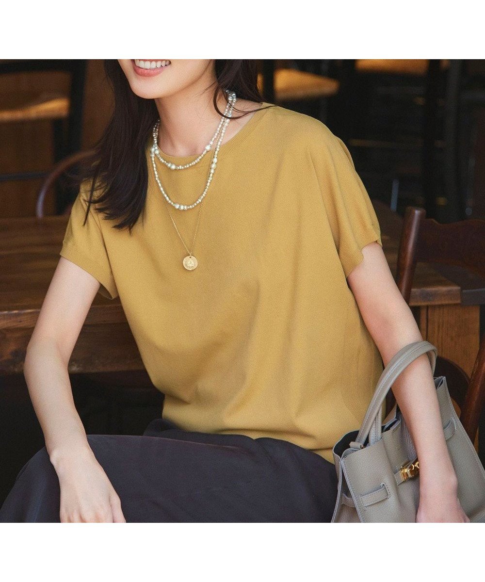 【23区/NIJYUSANKU】の【新色追加/洗える】レーヨンポリエステルストレッチ プルオーバー ニット インテリア・キッズ・メンズ・レディースファッション・服の通販 founy(ファニー) ファッション Fashion レディースファッション Fashion for Women トップス・カットソー Cut & Sew Tops ニット Knit Tops & Sweaters カジュアルプルオーバー・ニットトップス Pullovers & Knit Tops / Casual Pullovers インナー Innerwear オレンジ Orange 春 Spring 洗える Machine Washable シアー Sheer, See-Through ジャケット Jacket, Outerwear ストレッチ Stretch, Stretchy Fabric セーター Sweater, Knitwear トレンド Trend, Trending Now 定番 Standard, Basic Item 人気 Popular, Best Seller フィット Fit, Slim Fit ベーシック Basic, Essential ボーダー Border, Stripe 無地 Plain, Solid Color S/S・春夏 SS, Spring/Summer, Warm Season 夏 Summer エレガント 上品 Elegant ビジネス 仕事 通勤 Business / Work / Commuting 2025年 2025 2025春夏・S/S Spring/Summer 2025 SS25 マスタード系|ID: prp329100004389135 ipo3291000000033451283