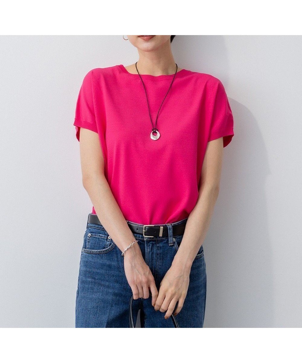 【23区/NIJYUSANKU】の【新色追加/洗える】レーヨンポリエステルストレッチ プルオーバー ニット インテリア・キッズ・メンズ・レディースファッション・服の通販 founy(ファニー) ファッション Fashion レディースファッション Fashion for Women トップス・カットソー Cut & Sew Tops ニット Knit Tops & Sweaters カジュアルプルオーバー・ニットトップス Pullovers & Knit Tops / Casual Pullovers インナー Innerwear オレンジ Orange 春 Spring 洗える Machine Washable シアー Sheer, See-Through ジャケット Jacket, Outerwear ストレッチ Stretch, Stretchy Fabric セーター Sweater, Knitwear トレンド Trend, Trending Now 定番 Standard, Basic Item 人気 Popular, Best Seller フィット Fit, Slim Fit ベーシック Basic, Essential ボーダー Border, Stripe 無地 Plain, Solid Color S/S・春夏 SS, Spring/Summer, Warm Season 夏 Summer エレガント 上品 Elegant ビジネス 仕事 通勤 Business / Work / Commuting 2025年 2025 2025春夏・S/S Spring/Summer 2025 SS25 マゼンタ系|ID: prp329100004389135 ipo3291000000033451286