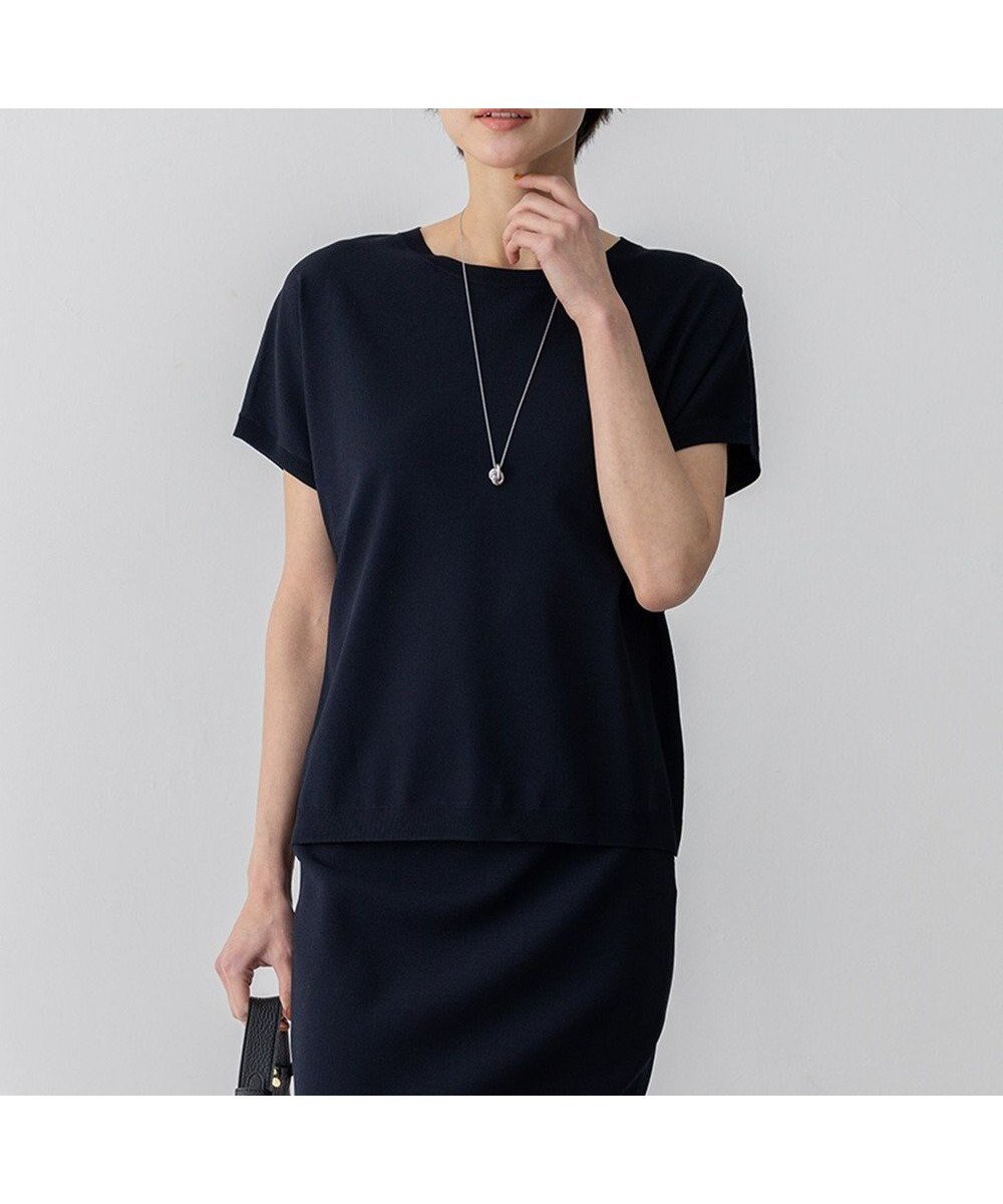 【23区/NIJYUSANKU】の【新色追加/洗える】レーヨンポリエステルストレッチ プルオーバー ニット インテリア・キッズ・メンズ・レディースファッション・服の通販 founy(ファニー) ファッション Fashion レディースファッション Fashion for Women トップス・カットソー Cut & Sew Tops ニット Knit Tops & Sweaters カジュアルプルオーバー・ニットトップス Pullovers & Knit Tops / Casual Pullovers インナー Innerwear オレンジ Orange 春 Spring 洗える Machine Washable シアー Sheer, See-Through ジャケット Jacket, Outerwear ストレッチ Stretch, Stretchy Fabric セーター Sweater, Knitwear トレンド Trend, Trending Now 定番 Standard, Basic Item 人気 Popular, Best Seller フィット Fit, Slim Fit ベーシック Basic, Essential ボーダー Border, Stripe 無地 Plain, Solid Color S/S・春夏 SS, Spring/Summer, Warm Season 夏 Summer エレガント 上品 Elegant ビジネス 仕事 通勤 Business / Work / Commuting 2025年 2025 2025春夏・S/S Spring/Summer 2025 SS25 ネイビー系|ID: prp329100004389135 ipo3291000000033451289