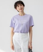 【23区/NIJYUSANKU】の【洗える】カラーロゴ Tシャツ 人気、トレンドファッション・服の通販 founy(ファニー) ファッション Fashion レディースファッション Fashion for Women トップス・カットソー Cut & Sew Tops シャツ・ブラウス・オフィスカジュアル Elegant Blouses & Button-Ups ロングTシャツ・Tシャツ Longline T-Shirts & Tees カットソー・ベーシックTシャツ Cut-and-Sewn Tops / Stretch Tees & Basics 2025年 2025 2025春夏・S/S Spring/Summer 2025 SS25 イエロー Yellow インナー Innerwear カットソー Cut and Sewn Top ベーシック Basic, Essential リネン Linen, Linen Fabric 夏 Summer 春 Spring S/S・春夏 SS, Spring/Summer, Warm Season 洗える Machine Washable thumbnail ライラック系|ID: prp329100004389137 ipo3291000000033585684