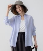 【23区/NIJYUSANKU】の【杏さん着用/先行予約】LIBECO ベーシック シャツ 人気、トレンドファッション・服の通販 founy(ファニー) ファッション Fashion レディースファッション WOMEN トップス・カットソー Tops/Tshirt シャツ/ブラウス Shirts/Blouses 春 Spring クロップド Cropped シンプル Simple ストライプ Stripe スリーブ Sleeve ベーシック Basic 無地 Plain Color ラベンダー Lavender リネン Linen S/S・春夏 Ss・Spring/Summer NEW・新作・新着・新入荷 New Arrivals 夏 Summer 2025年 2025 2025春夏・S/S Ss,Spring/Summer,2025 thumbnail ラベンダーストライプ|ID: prp329100004389139 ipo3291000000030682729