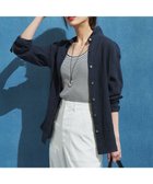 【23区/NIJYUSANKU】のLIBECO ベーシック シャツ 人気、トレンドファッション・服の通販 founy(ファニー) ファッション Fashion レディースファッション Fashion for Women トップス・カットソー Cut & Sew Tops シャツ・ブラウス・オフィスカジュアル Elegant Blouses & Button-Ups 春 Spring クロップド Cropped, Short Length シンプル Simple, Minimal ストライプ Stripe, Striped Pattern スリーブ Sleeve, Long Sleeve / Short Sleeve ベーシック Basic, Essential 無地 Plain, Solid Color ラベンダー Lavender リネン Linen, Linen Fabric S/S・春夏 SS, Spring/Summer, Warm Season 夏 Summer 2025年 2025 2025春夏・S/S Spring/Summer 2025 SS25 thumbnail ネイビー|ID: prp329100004389139 ipo3291000000033345013