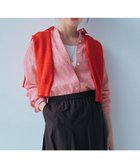 【23区/NIJYUSANKU】のLIBECO ベーシック シャツ 人気、トレンドファッション・服の通販 founy(ファニー) ファッション Fashion レディースファッション Fashion for Women トップス・カットソー Cut & Sew Tops シャツ・ブラウス・オフィスカジュアル Elegant Blouses & Button-Ups 春 Spring クロップド Cropped, Short Length シンプル Simple, Minimal ストライプ Stripe, Striped Pattern スリーブ Sleeve, Long Sleeve / Short Sleeve ベーシック Basic, Essential 無地 Plain, Solid Color ラベンダー Lavender リネン Linen, Linen Fabric S/S・春夏 SS, Spring/Summer, Warm Season 夏 Summer 2025年 2025 2025春夏・S/S Spring/Summer 2025 SS25 thumbnail トマトストライプ|ID: prp329100004389139 ipo3291000000033345014