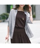 【23区/NIJYUSANKU】のLIBECO ベーシック シャツ 人気、トレンドファッション・服の通販 founy(ファニー) ファッション Fashion レディースファッション Fashion for Women トップス・カットソー Cut & Sew Tops シャツ・ブラウス・オフィスカジュアル Elegant Blouses & Button-Ups 春 Spring クロップド Cropped, Short Length シンプル Simple, Minimal ストライプ Stripe, Striped Pattern スリーブ Sleeve, Long Sleeve / Short Sleeve ベーシック Basic, Essential 無地 Plain, Solid Color ラベンダー Lavender リネン Linen, Linen Fabric S/S・春夏 SS, Spring/Summer, Warm Season 夏 Summer 2025年 2025 2025春夏・S/S Spring/Summer 2025 SS25 thumbnail ダークブラウンストライプ|ID: prp329100004389139 ipo3291000000033345017