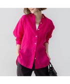 【23区/NIJYUSANKU】のLIBECO ベーシック シャツ 人気、トレンドファッション・服の通販 founy(ファニー) ファッション Fashion レディースファッション Fashion for Women トップス・カットソー Cut & Sew Tops シャツ・ブラウス・オフィスカジュアル Elegant Blouses & Button-Ups 春 Spring クロップド Cropped, Short Length シンプル Simple, Minimal ストライプ Stripe, Striped Pattern スリーブ Sleeve, Long Sleeve / Short Sleeve ベーシック Basic, Essential 無地 Plain, Solid Color ラベンダー Lavender リネン Linen, Linen Fabric S/S・春夏 SS, Spring/Summer, Warm Season 夏 Summer 2025年 2025 2025春夏・S/S Spring/Summer 2025 SS25 thumbnail マゼンタ|ID: prp329100004389139 ipo3291000000033345018