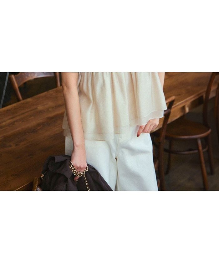 【23区/NIJYUSANKU】の【杏さん着用/WEB 一部店舗限定カラーあり】オーガンジービスチェコンビ カットソー インテリア・キッズ・メンズ・レディースファッション・服の通販 founy(ファニー) https://founy.com/ ファッション Fashion レディースファッション WOMEN トップス・カットソー Tops/Tshirt シャツ/ブラウス Shirts/Blouses ロング / Tシャツ T-Shirts カットソー Cut and Sewn ビスチェ Bustier イエロー Yellow イレギュラー Irregular オーガンジー Organdy 春 Spring カットソー Cut And Sew コンビ Combination シルケット Mercerization ビスチェ Bustier 半袖 Short Sleeve レギュラー Regular S/S・春夏 Ss・Spring/Summer おすすめ Recommend 夏 Summer エレガント 上品 Elegant 2025年 2025 2025春夏・S/S Ss,Spring/Summer,2025 |ID: prp329100004389141 ipo3291000000031624372