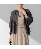 【23区/NIJYUSANKU】の【杏さん着用/WEB 一部店舗限定カラーあり】ソフトオーガンジー ボリューム ブラウス [一部店舗限定カラー]ダークブラウン系|ID: prp329100004389142 ipo3291000000032765037