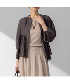 【23区/NIJYUSANKU】の【WEB 一部店舗限定カラーあり】ソフトオーガンジー ボリューム ブラウス 人気、トレンドファッション・服の通販 founy(ファニー) ファッション Fashion レディースファッション Fashion for Women トップス・カットソー Cut & Sew Tops シャツ・ブラウス・オフィスカジュアル Elegant Blouses & Button-Ups イエロー Yellow オーガンジー Organza Fabric ヴィンテージ Vintage Style 春 Spring カットソー Cut and Sewn Top シンプル Simple, Minimal ボトム Bottoms, Lower Wear 羽織 Haori, Light Jacket S/S・春夏 SS, Spring/Summer, Warm Season 夏 Summer エレガント 上品 Elegant 2025年 2025 2025春夏・S/S Spring/Summer 2025 SS25 thumbnail [一部店舗限定カラー]ダークブラウン系|ID: prp329100004389142 ipo3291000000033566839