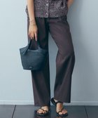 【23区/NIJYUSANKU】の【洗える】リネンレーヨンストレッチ ドロスト ワイド パンツ ダークブラウン系|ID: prp329100004389150 ipo3291000000031814325