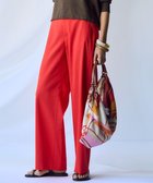 【23区/NIJYUSANKU】の【Oggi5月号掲載/洗える】リネンレーヨンストレッチ ワイド パンツ オレンジ系|ID: prp329100004389152 ipo3291000000033395879