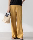 【23区/NIJYUSANKU】の【Oggi5月号掲載/洗える】リネンレーヨンストレッチ ワイド パンツ イエロー系|ID: prp329100004389152 ipo3291000000033476114